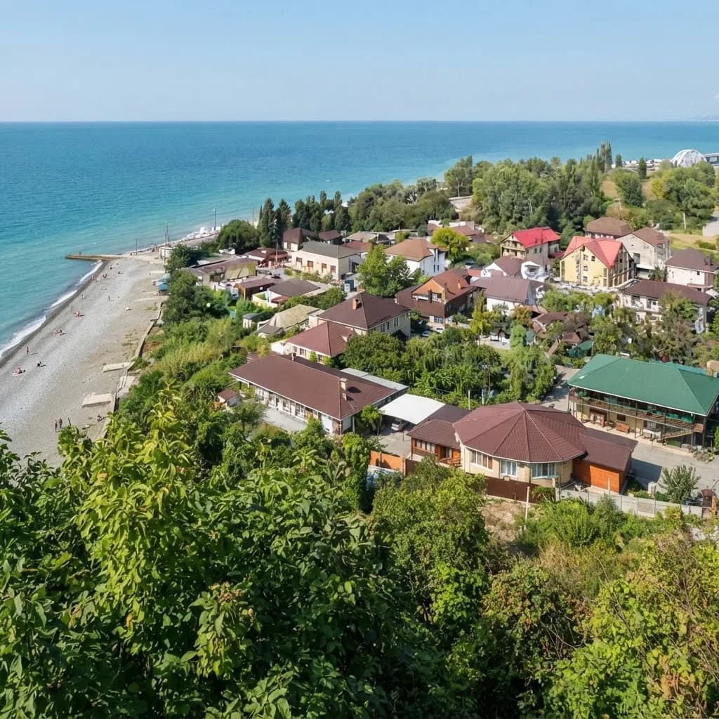 Пляж Аше, левая сторона
