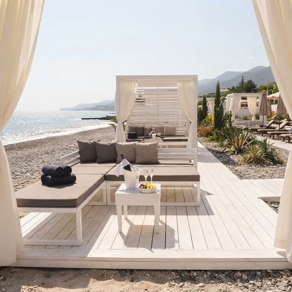 Пляж Radisson Collection Paradise Resort & SPA Sochi